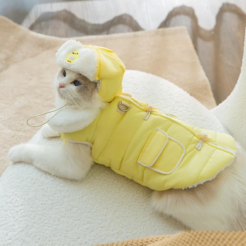 Thickened Cotton-padded Clothes Anti-lint for Pets